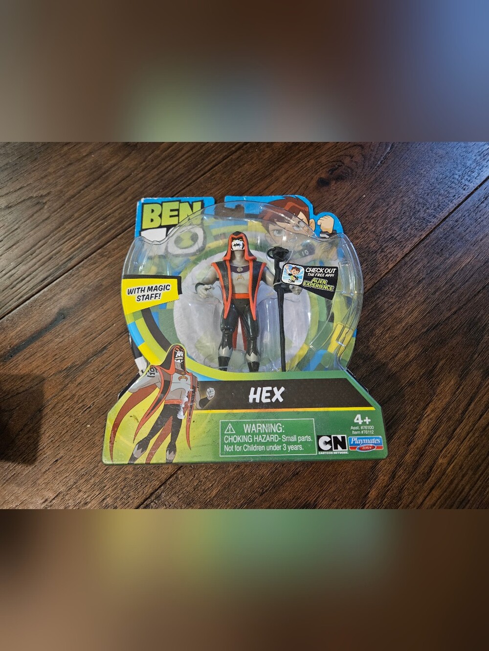 2017 Ben 10 HEX 5" Action Figure PLAYMATES TOYS Magic Staff CARTOON NETWORK. 